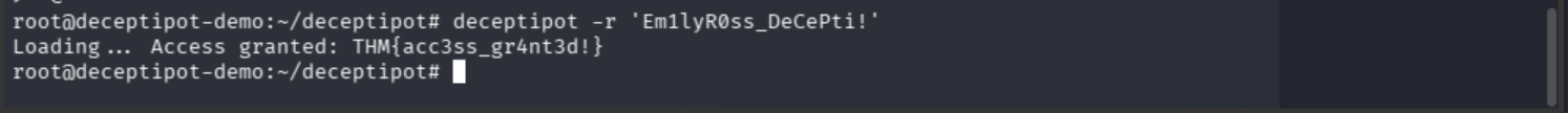recovery mode access prompt